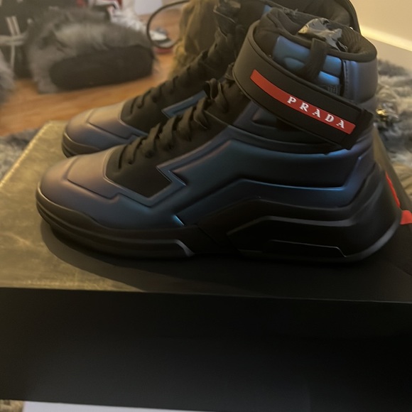 Prada Calzature Uomo Energy Tech Sneakers(SAMPLE) - Picture 6 of 8